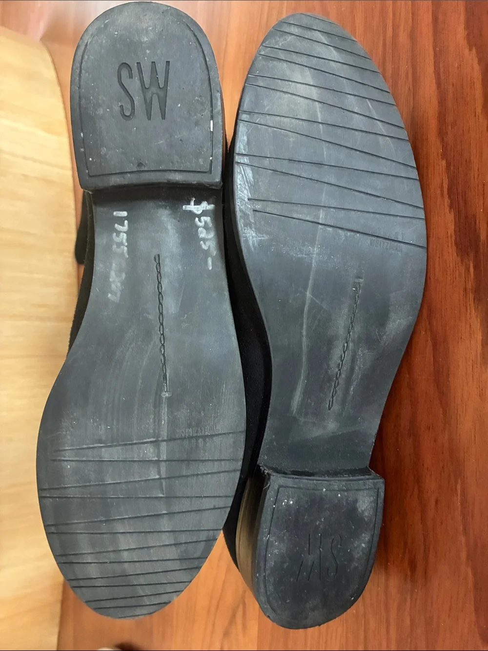 Stuart Weitzman suede black boot Size 9